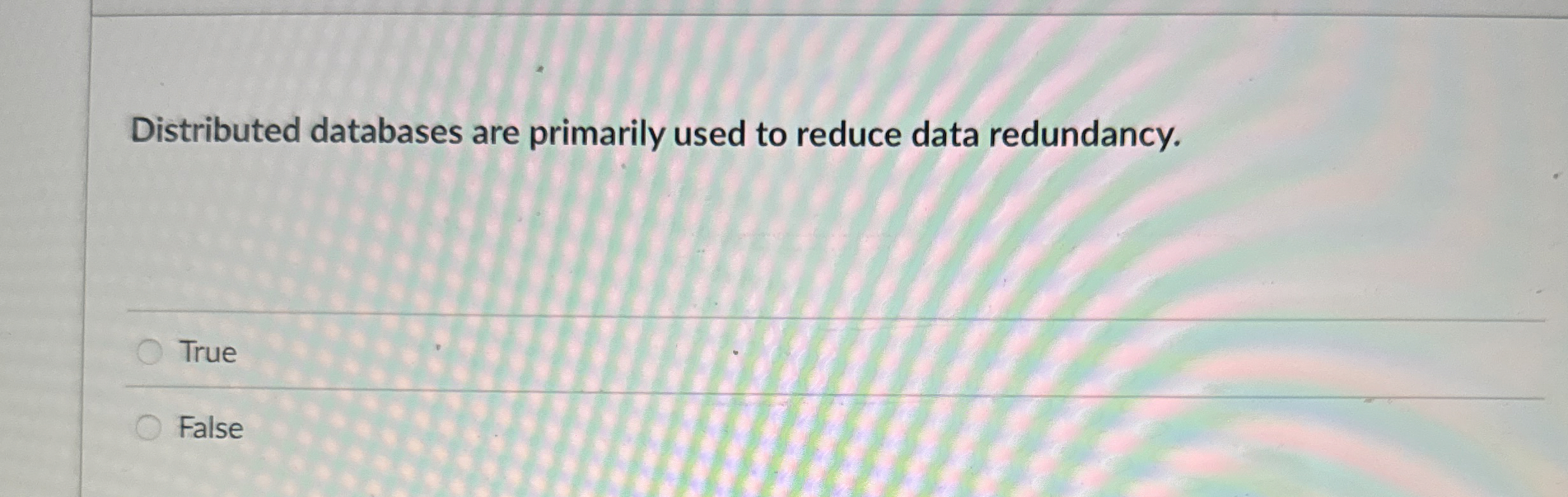 Distributed databases are primarily used to