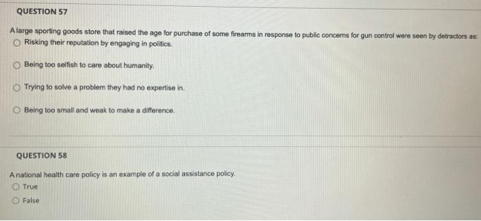 QUESTION 57 A large sporting goods store that