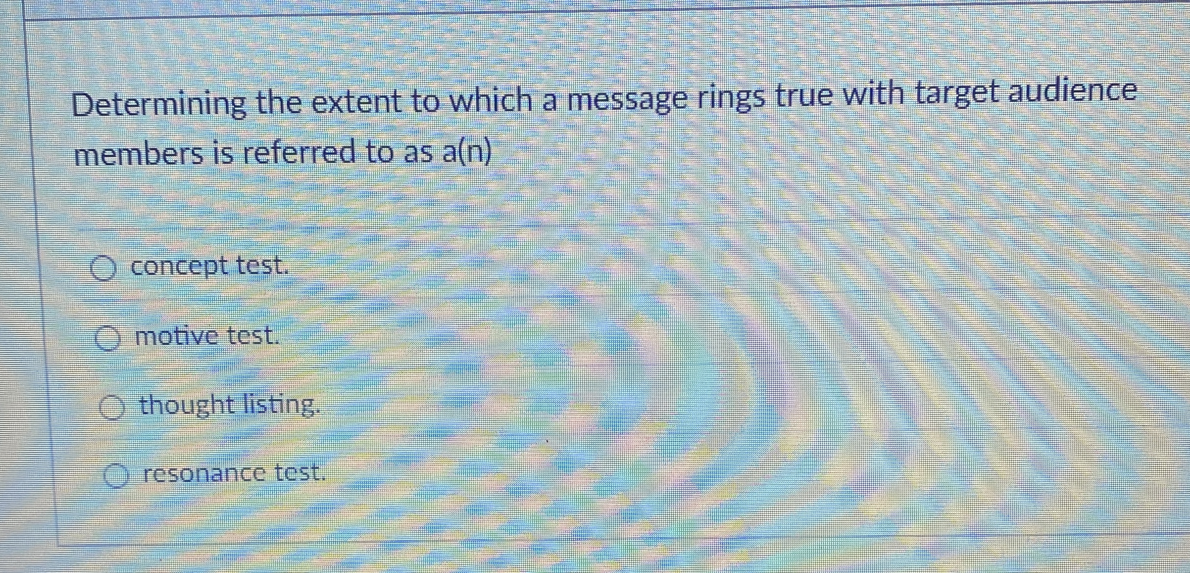 Determining the extent to which a message rings