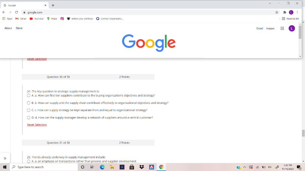 X G Google google.com Apps M Gmail YouTube Maps