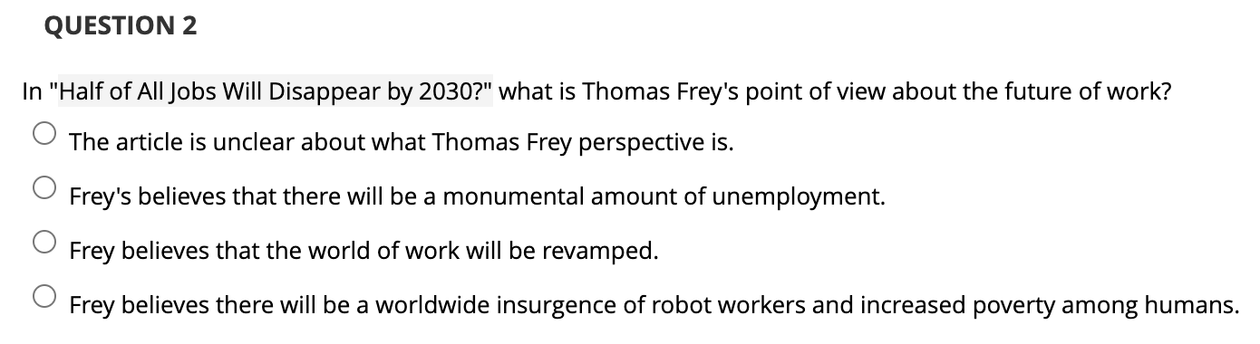 Reading: Read the following article first and