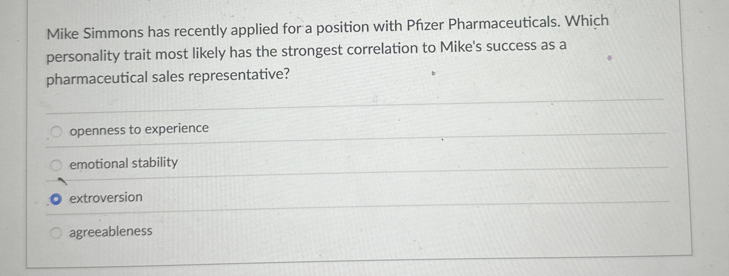 Mike Simmons has recently applied for' a position