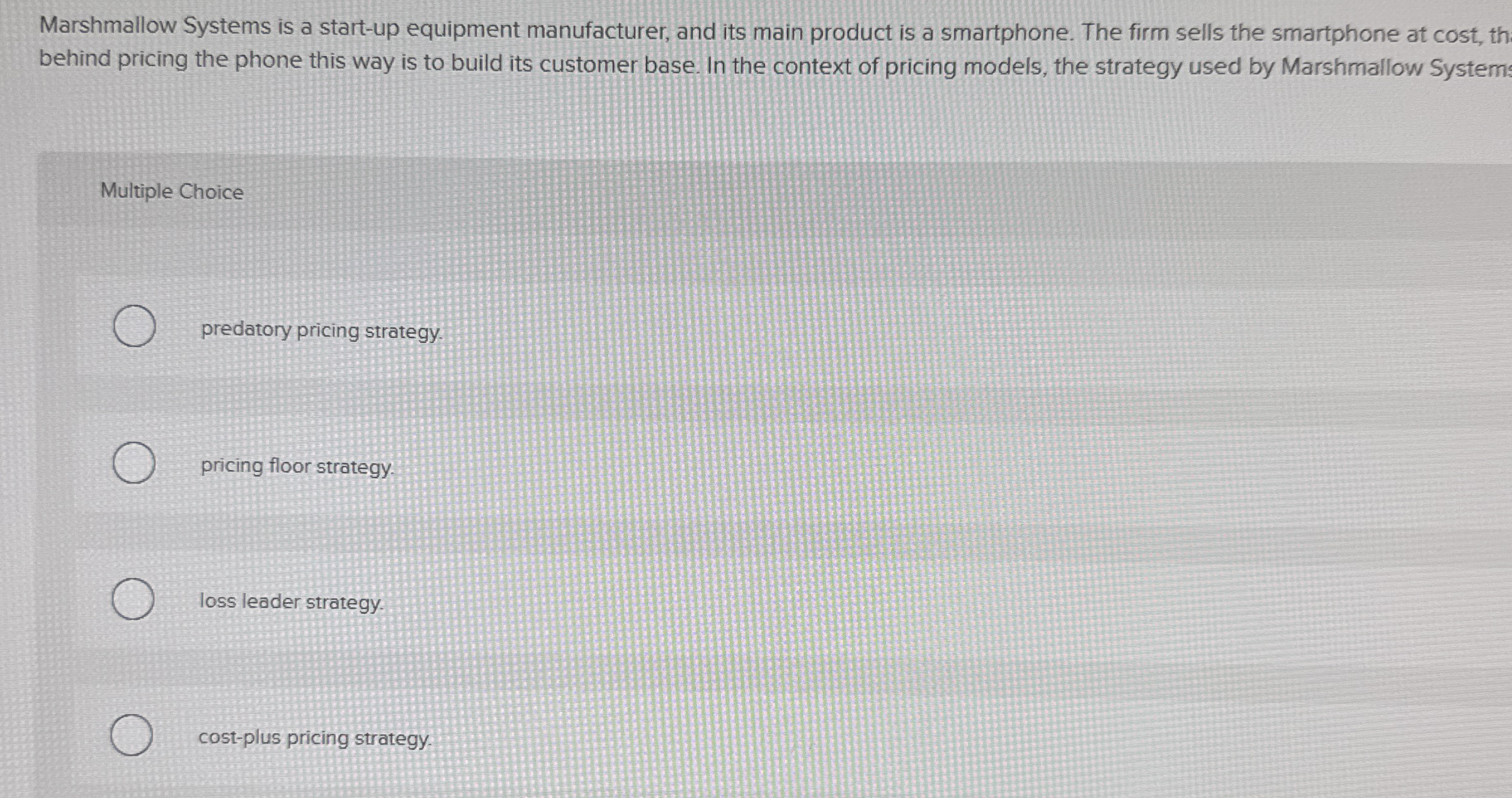 Marshmallow Systems is a start - up equipment