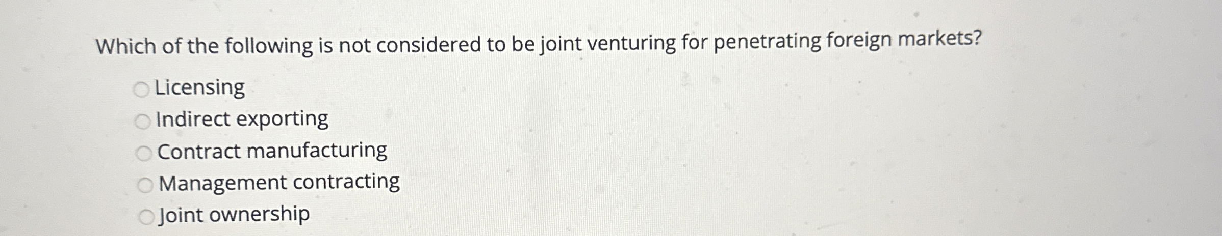 Which of the following is not considered to be