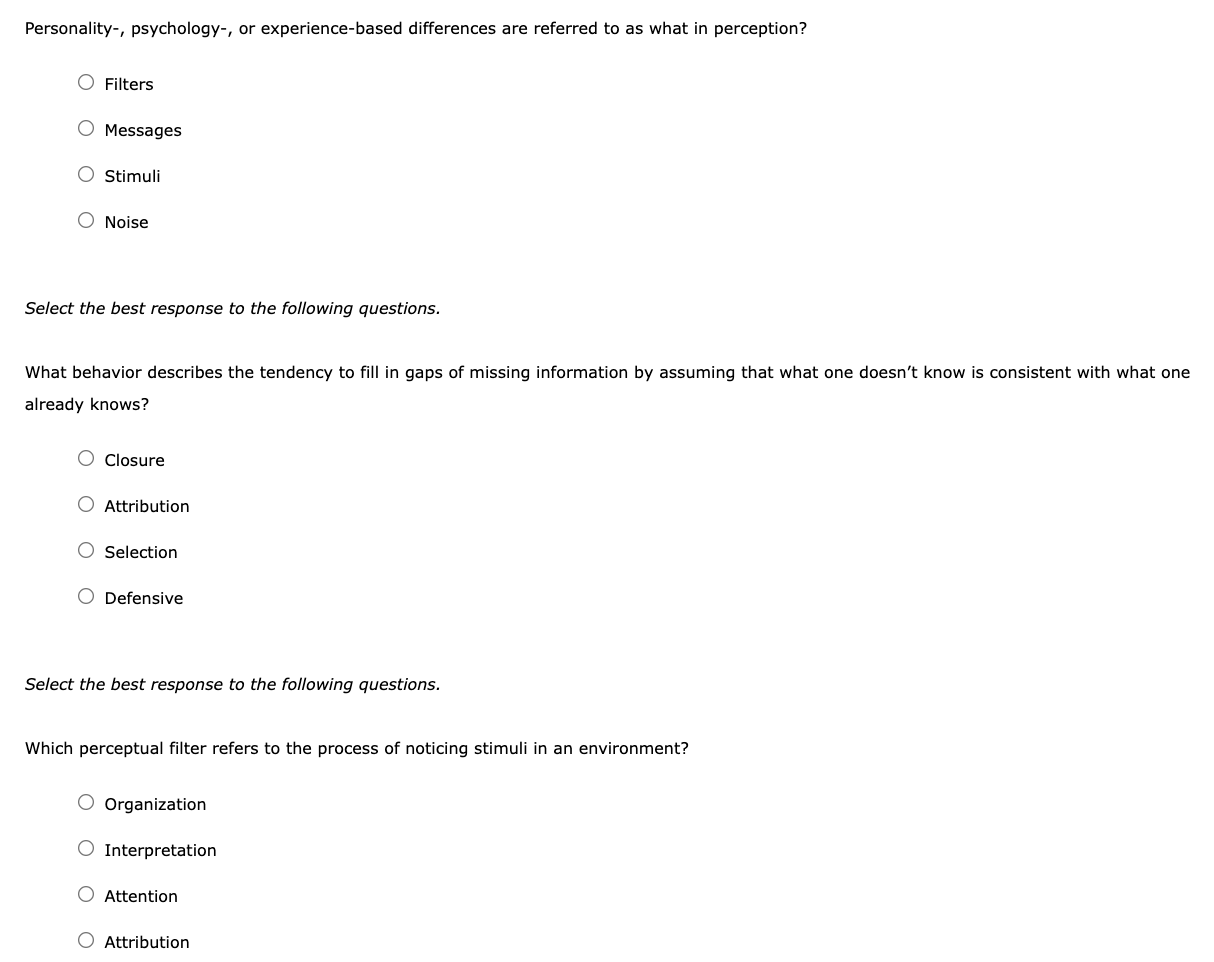 Personality-, psychology-, or experience-based