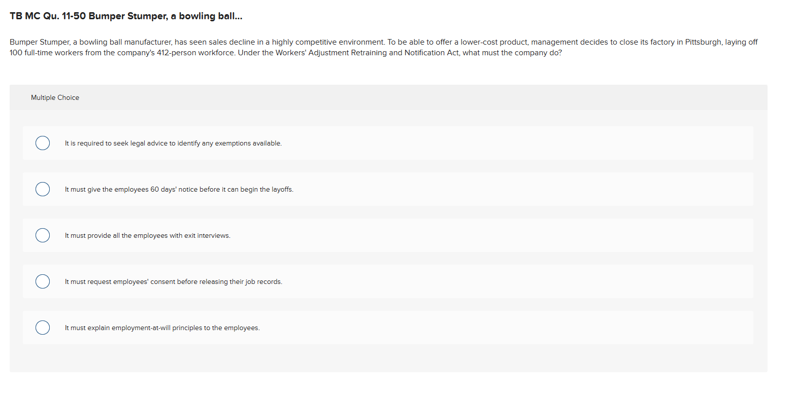 TB MC Qu . 1 1 - 5 0 Bumper Stumper, a bowling