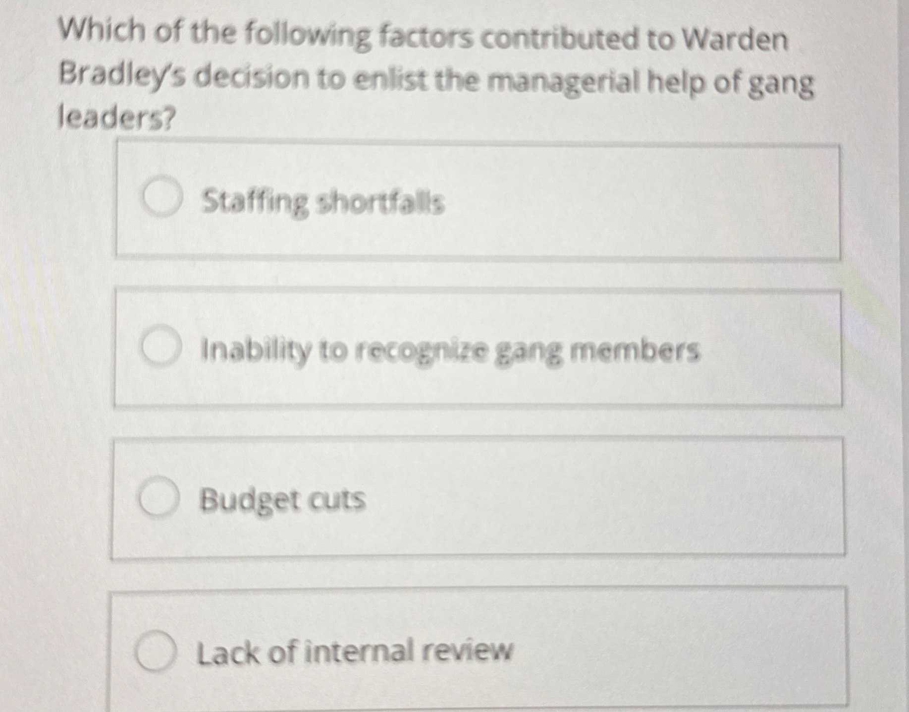 Which of the following factors contributed to