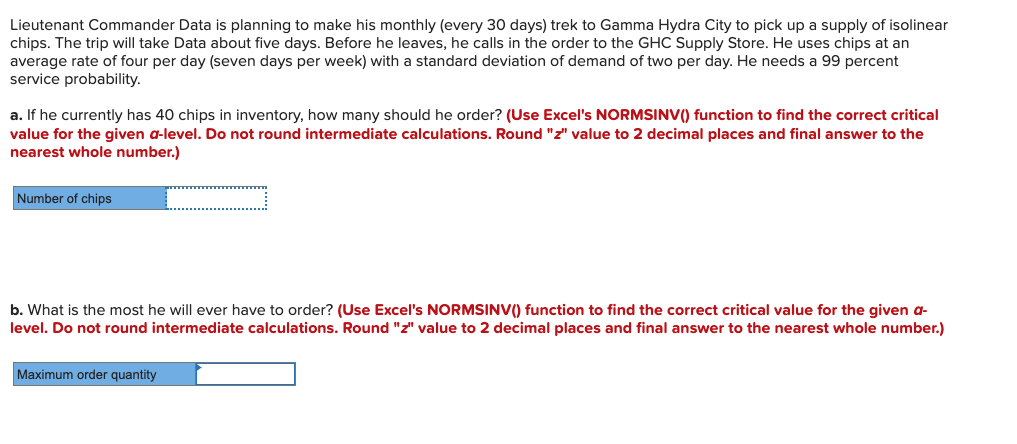 Lieutenant Commander Data is planning to make his