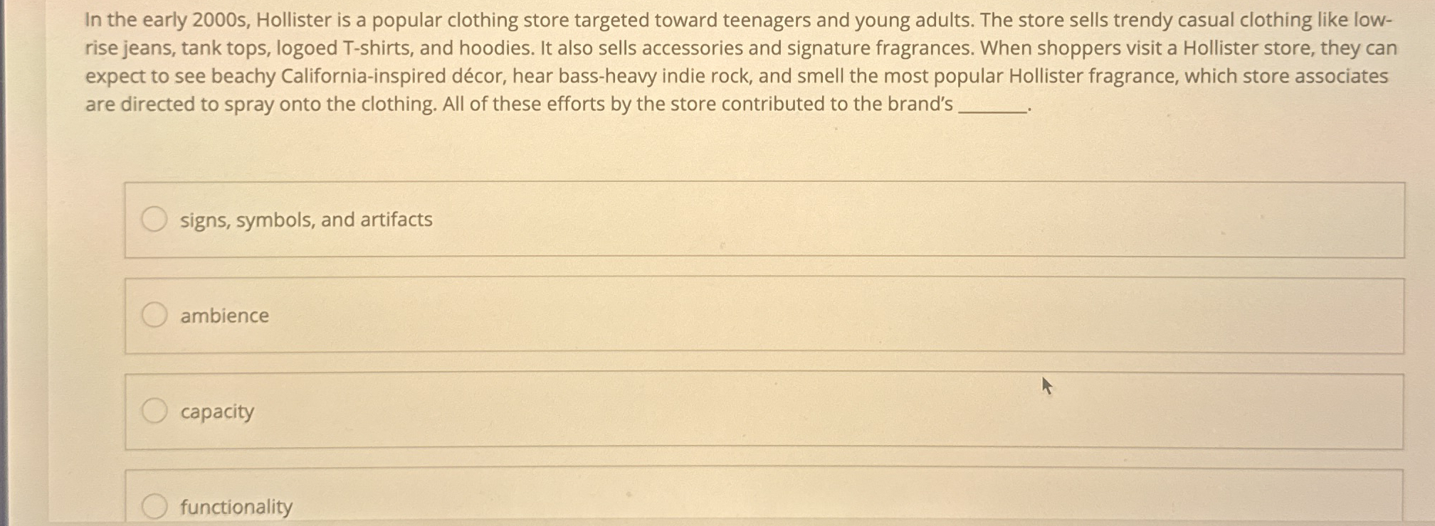 In the early 2 0 0 0 s , Hollister is a popular