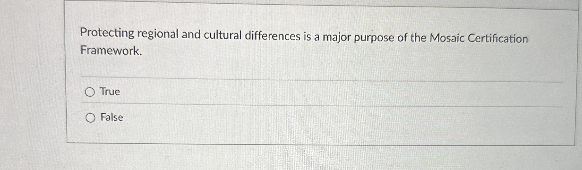 Protecting regional and cultural differences is a