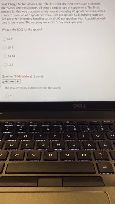 Please answer the entire question before