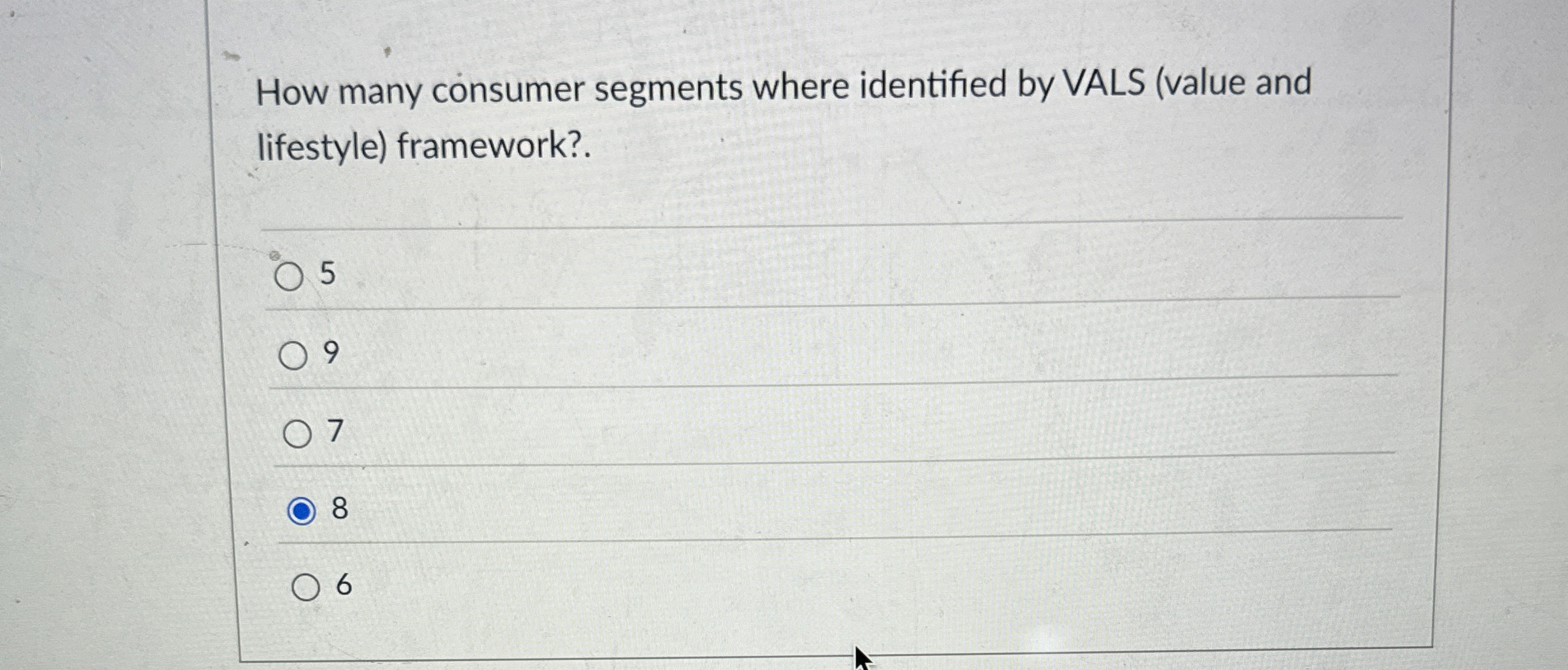 How many consumer segments where identified by