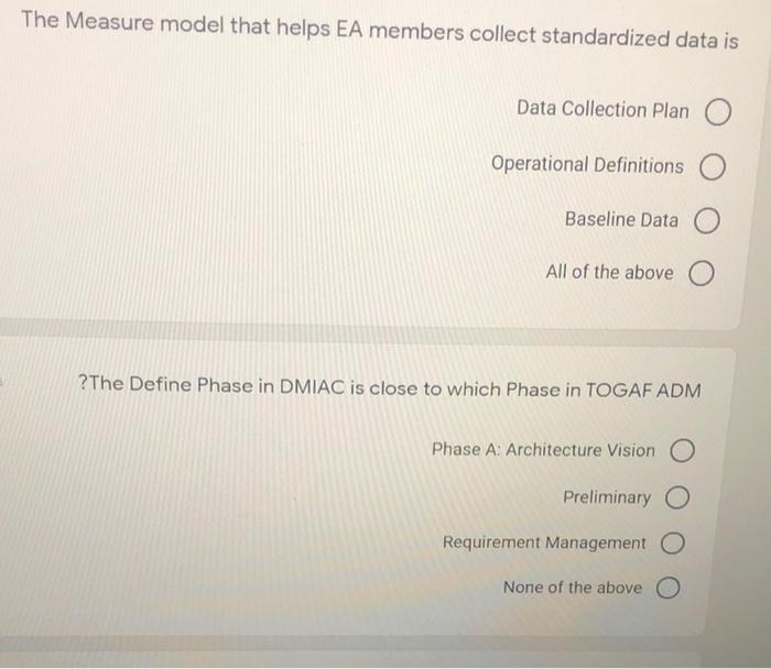 The Measure model that helps EA members collect