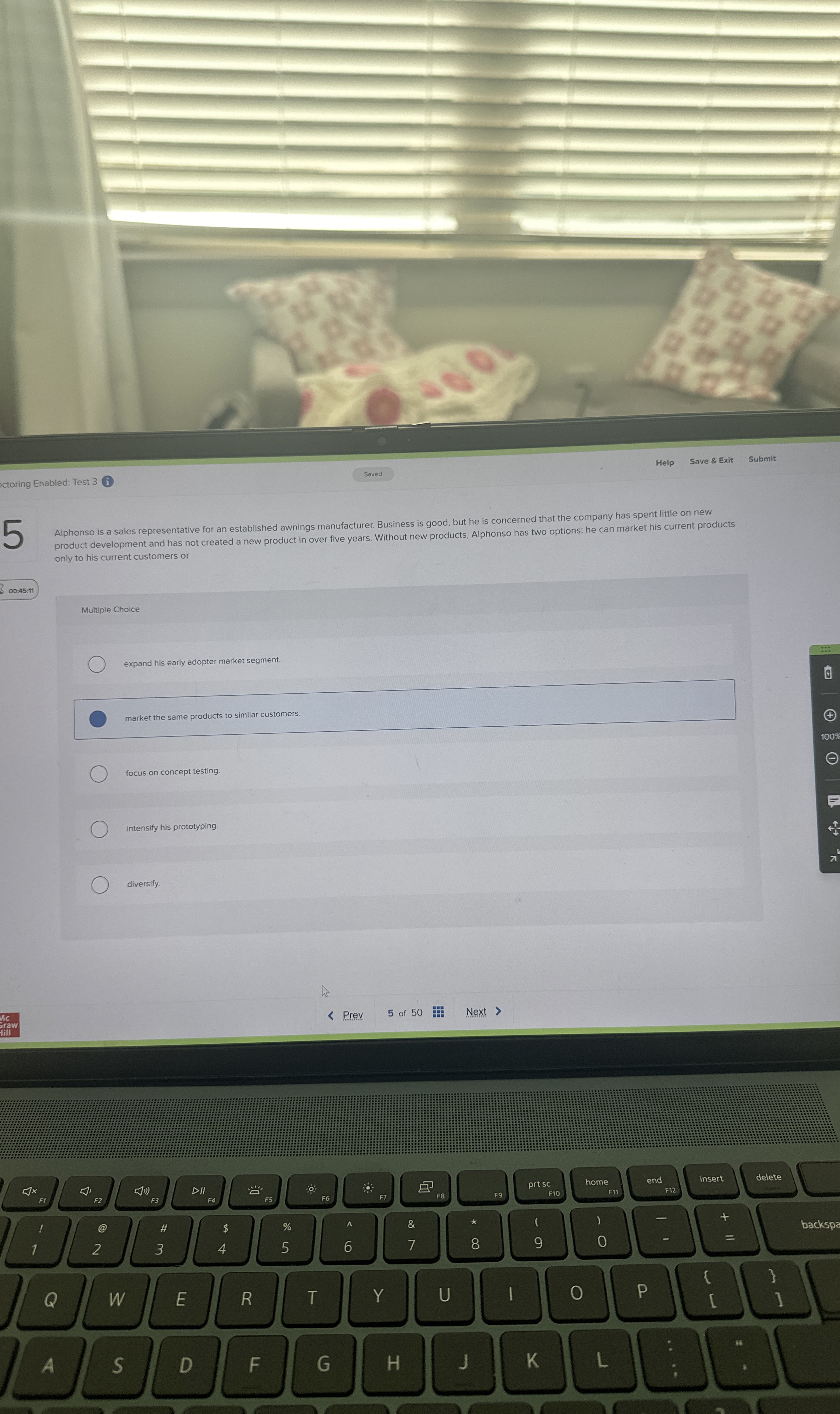 ctoring Enabled: Test 3 5 Alphonso is a sales