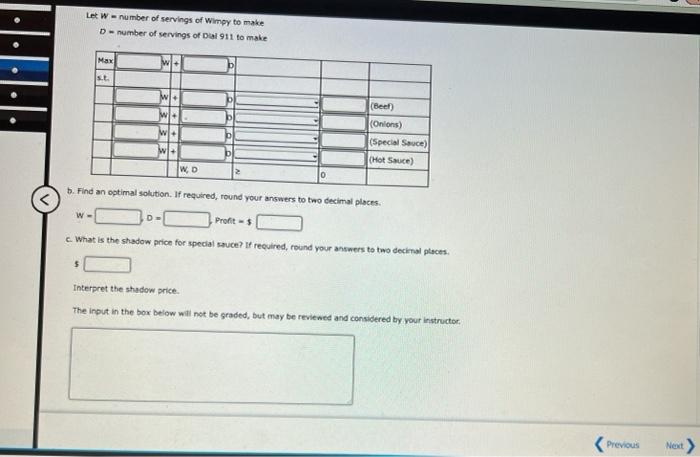 Problem 9-05 (Algorithmic) Kilgore's Dell is a