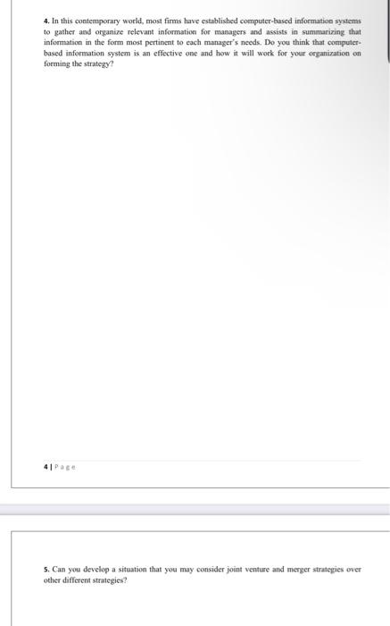 Answer two questions properly please 4. In this