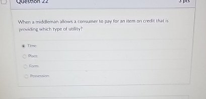 When a middleman allows a consumer to pay for an