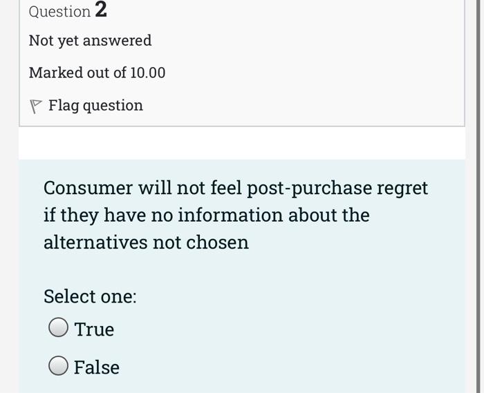 Question 2 Not yet answered Marked out of 10.00 P