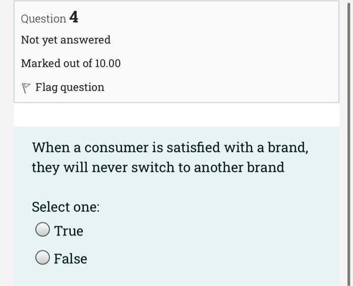 Question 2 Not yet answered Marked out of 10.00 P
