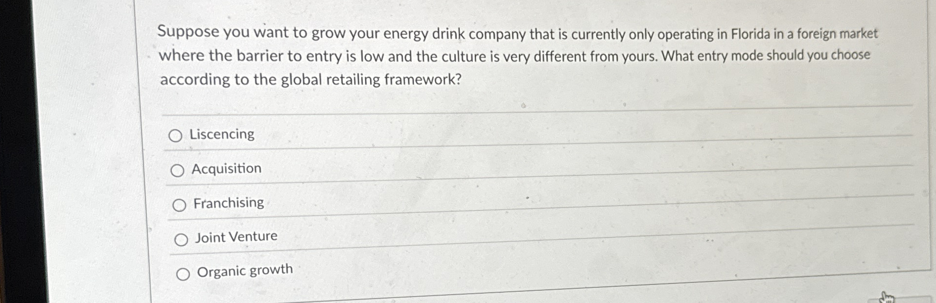 Suppose you want to grow your energy drink