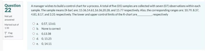Plz answer Q 22 and 23 fastly Question 22 Not yet