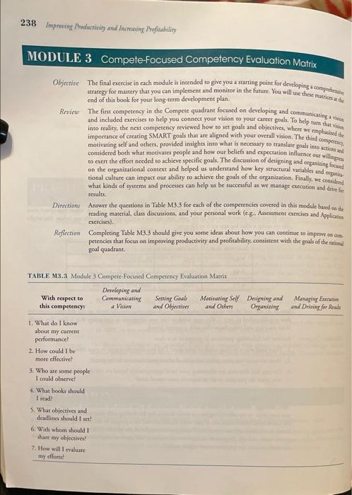 238 Improving Productivity and increasing