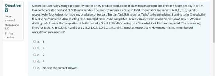 Plz answer Q 8 and 9 fastly Question 8 Not yet