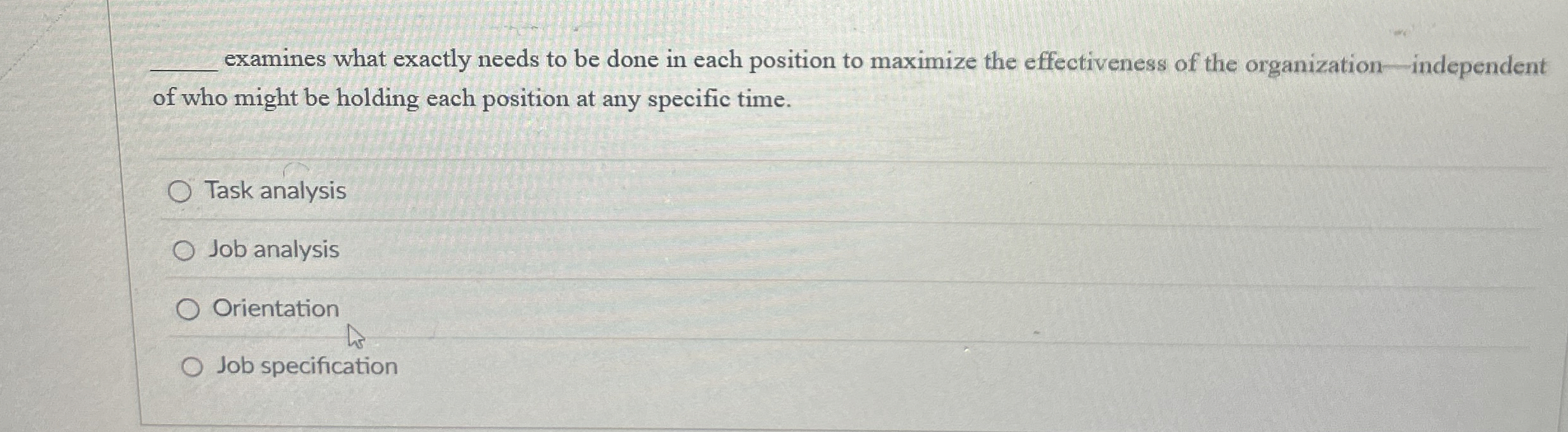 q , examines what exactly needs to be done in