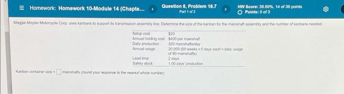 Homework: Homework 10-Module 14 (Chapte...