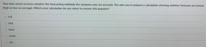 need some help asap, thanks! :) Your boss wants