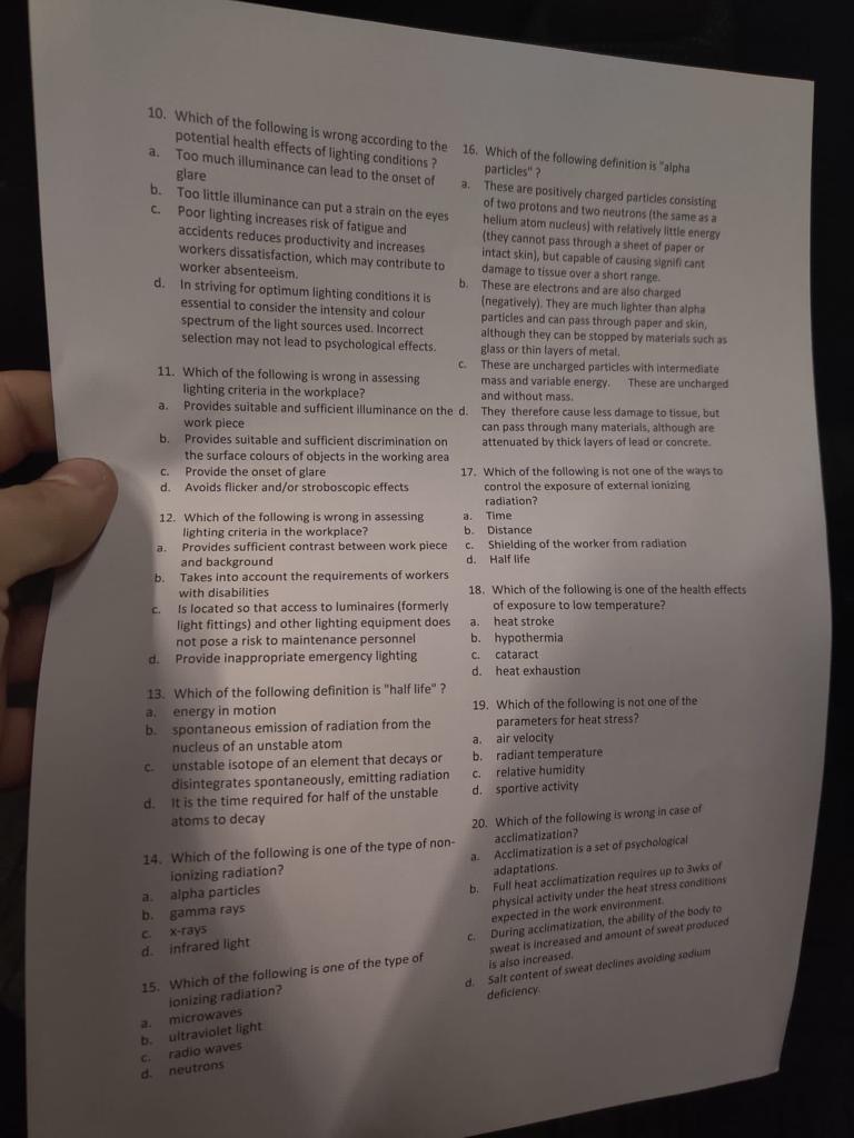 Just write the correct answer