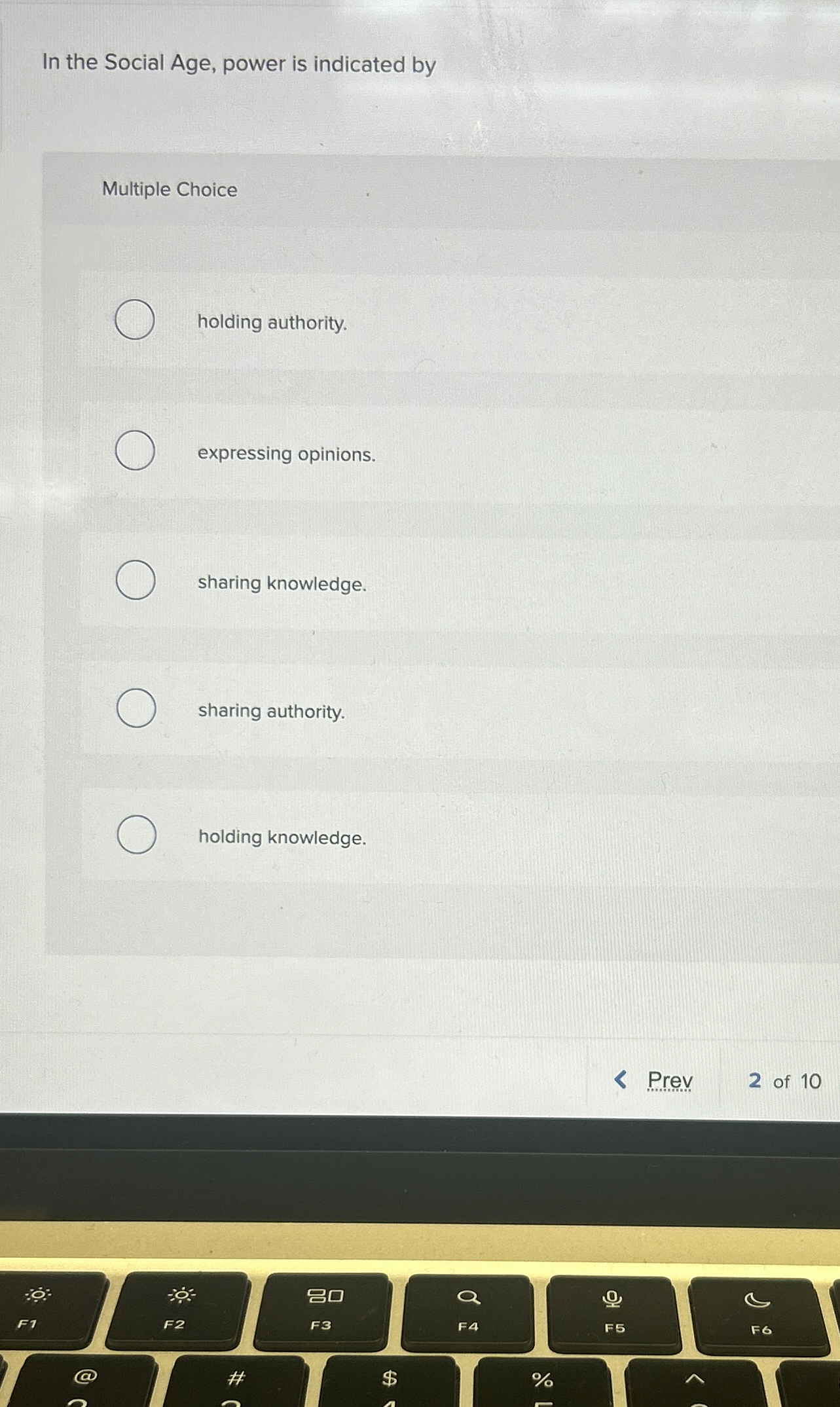 In the Social Age, power is indicated by Multiple