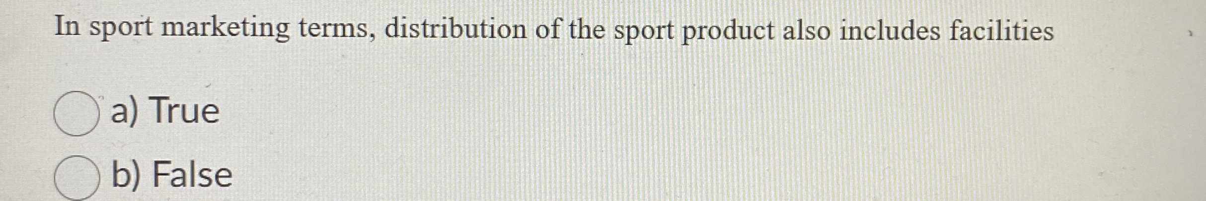 In sport marketing terms, distribution of the