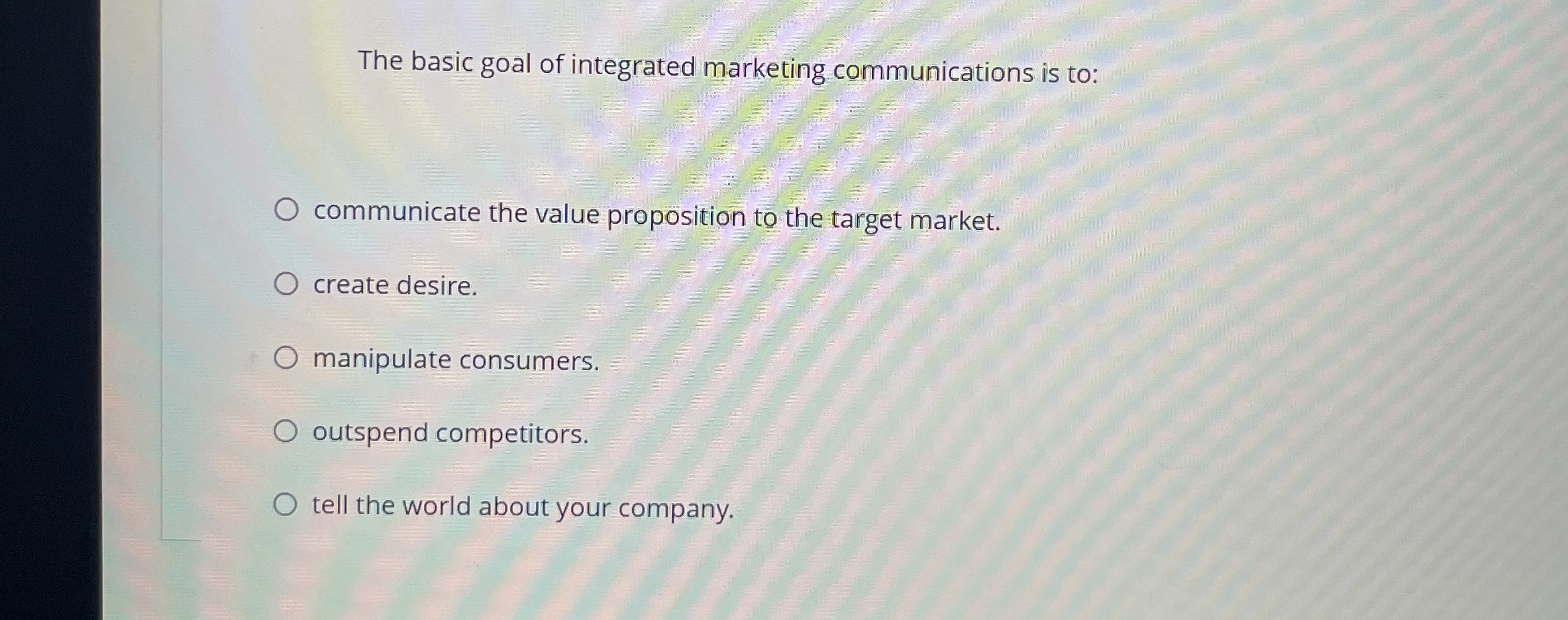 Test Information Description Instructions Timed