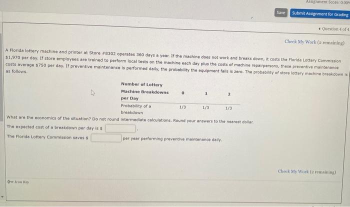 please help solve Assignment Score: 0.00 Save