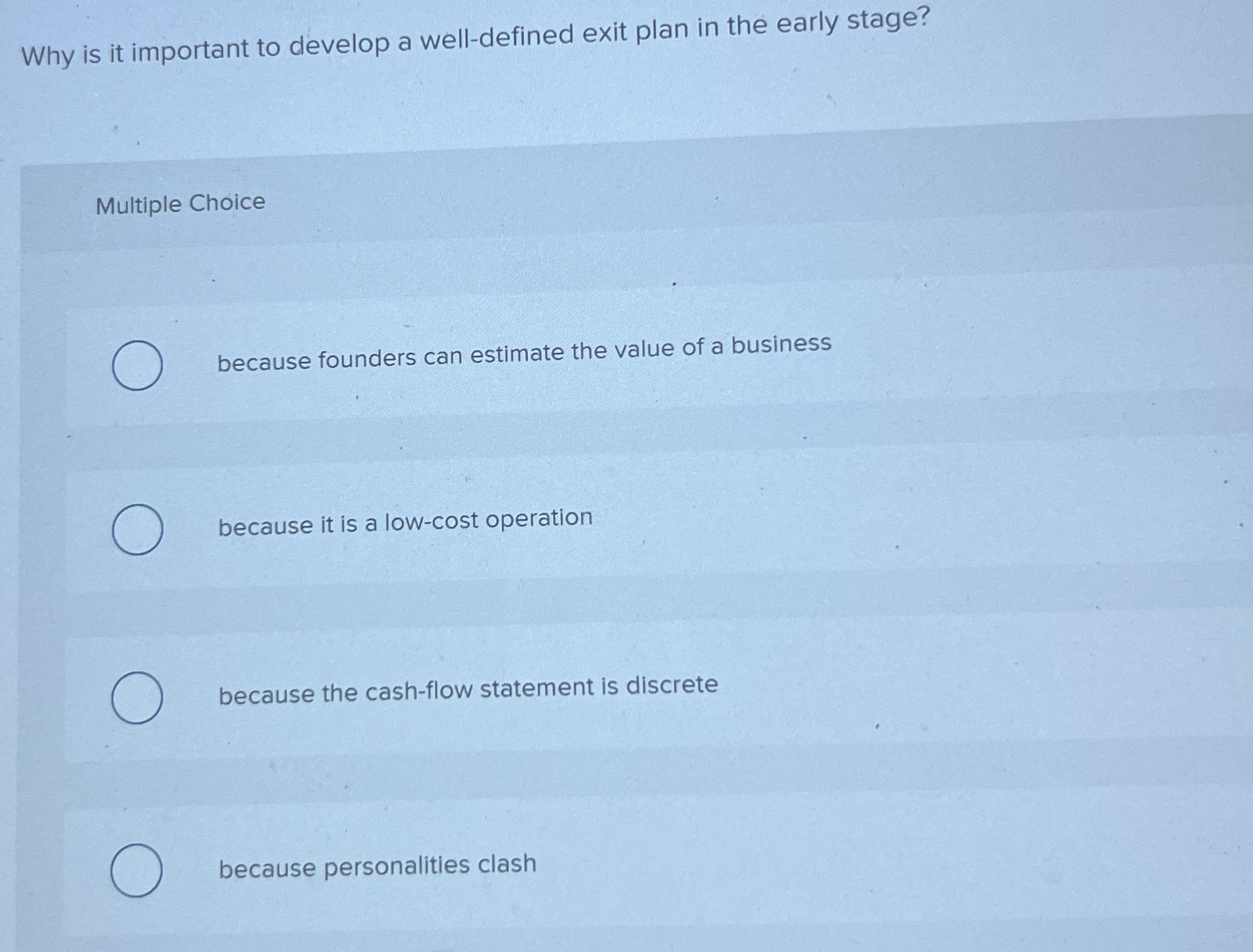 Why is it important to develop a well - defined
