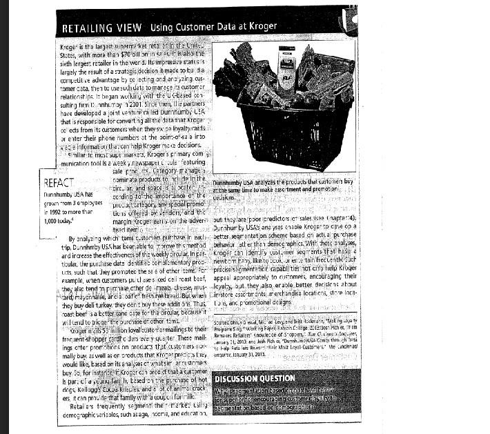 Case study. Why is segmentation based on purchase