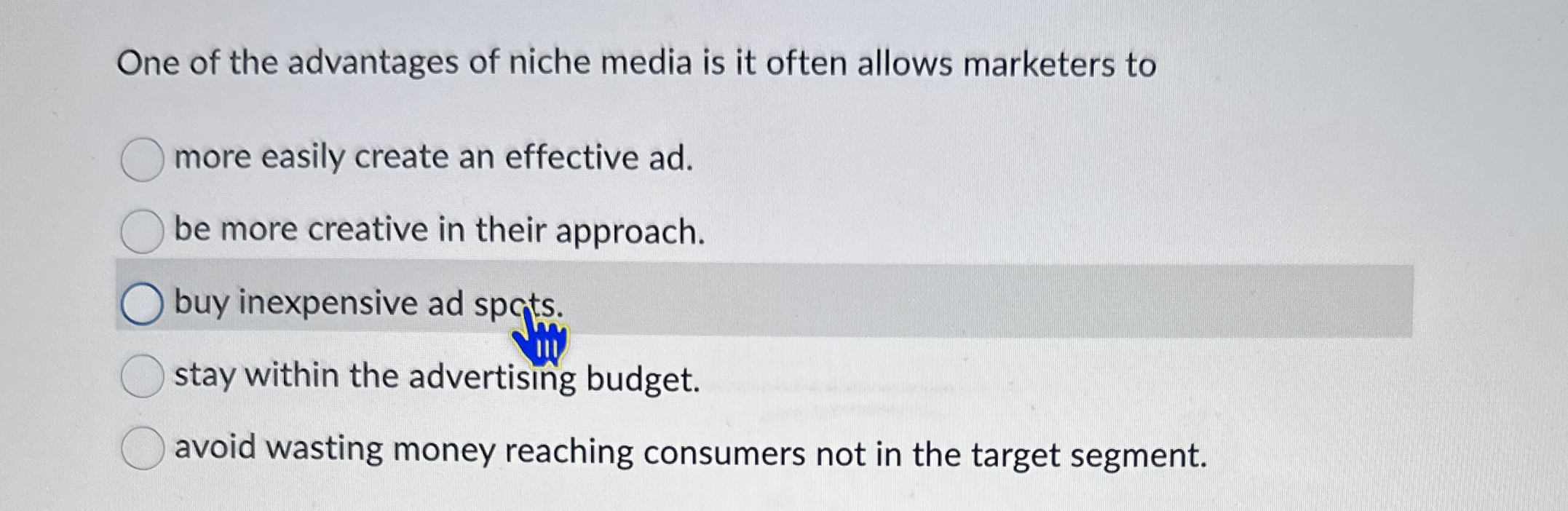 One of the advantages of niche media is it often