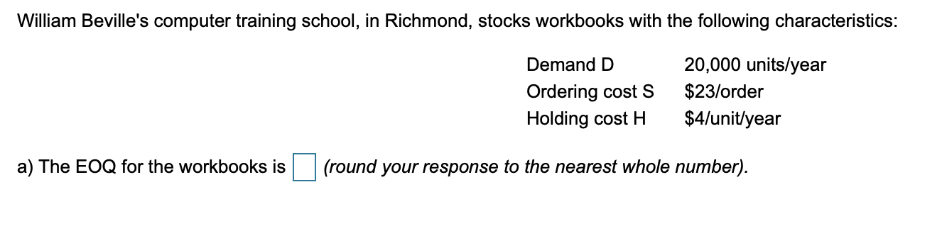 William Beville's computer training school, in