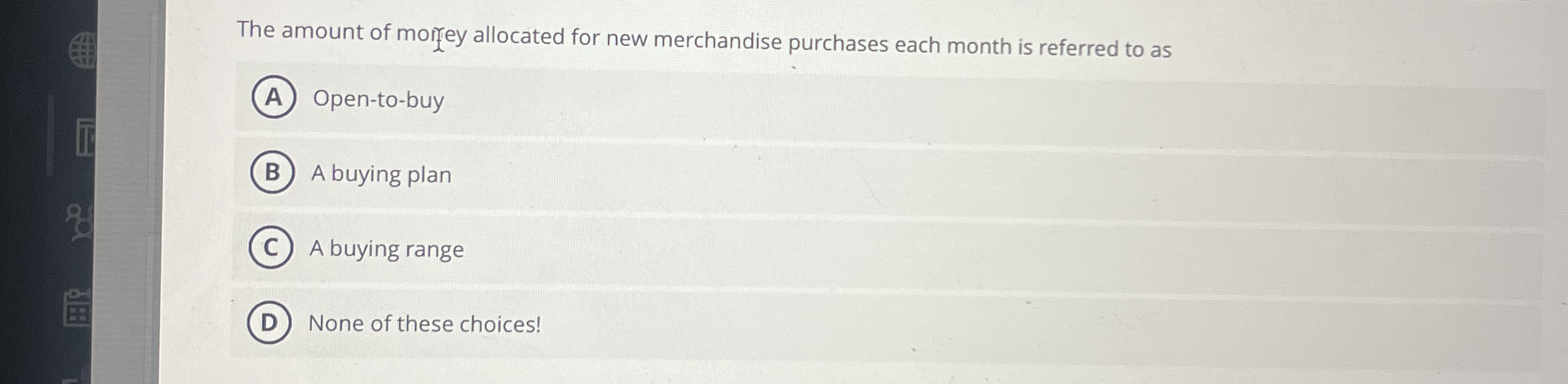 The amount of moryey allocated for new