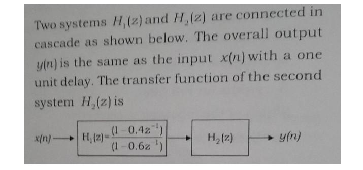 pythoon Two systems H (2) and H. (2) are