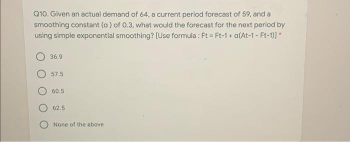 Q11. Regression analysis was applied between