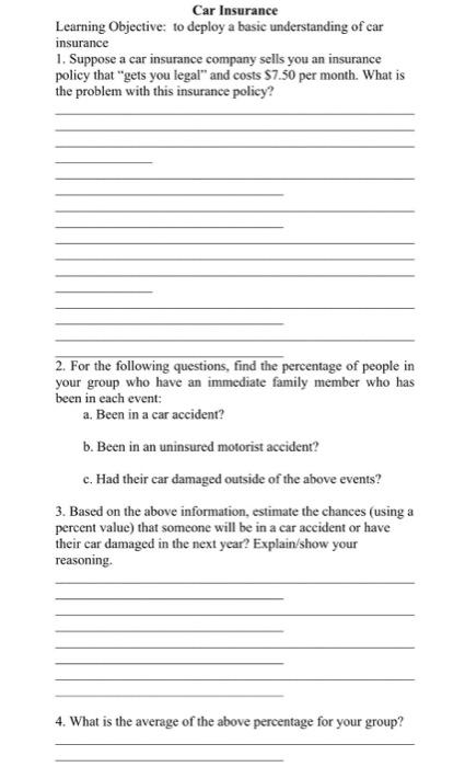 i need answer for quetion 1st, 3rd and 4th Car