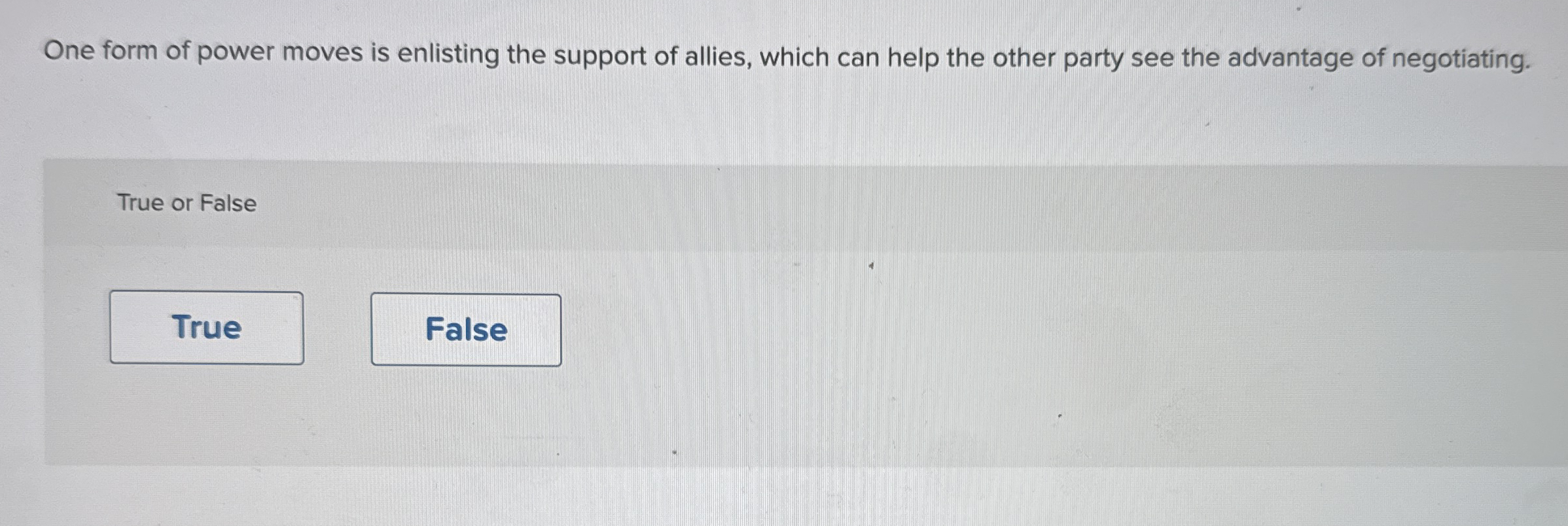 One form of power moves is enlisting the support