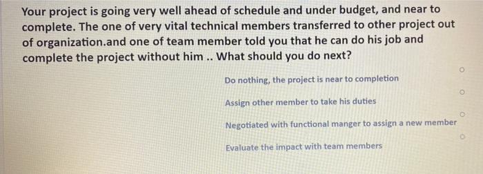 answer A and B And C and D In the final stage of