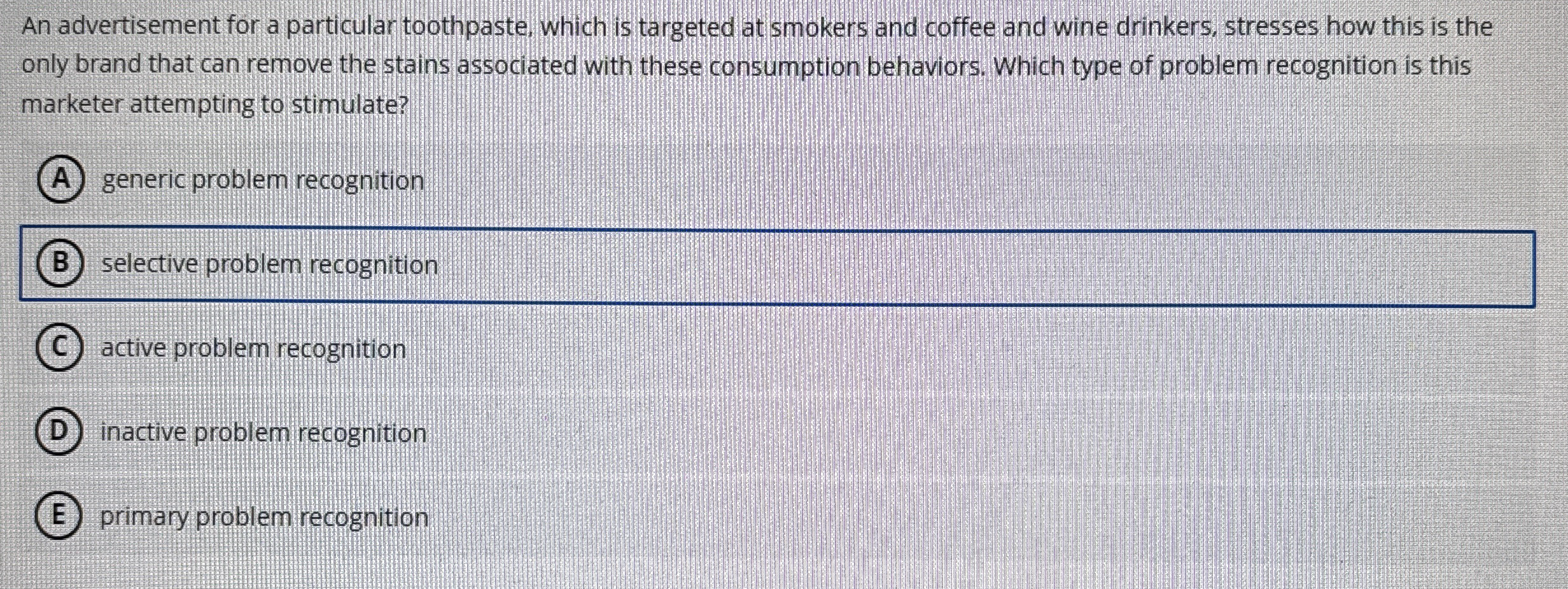 An advertisement for a particular toothpaste,