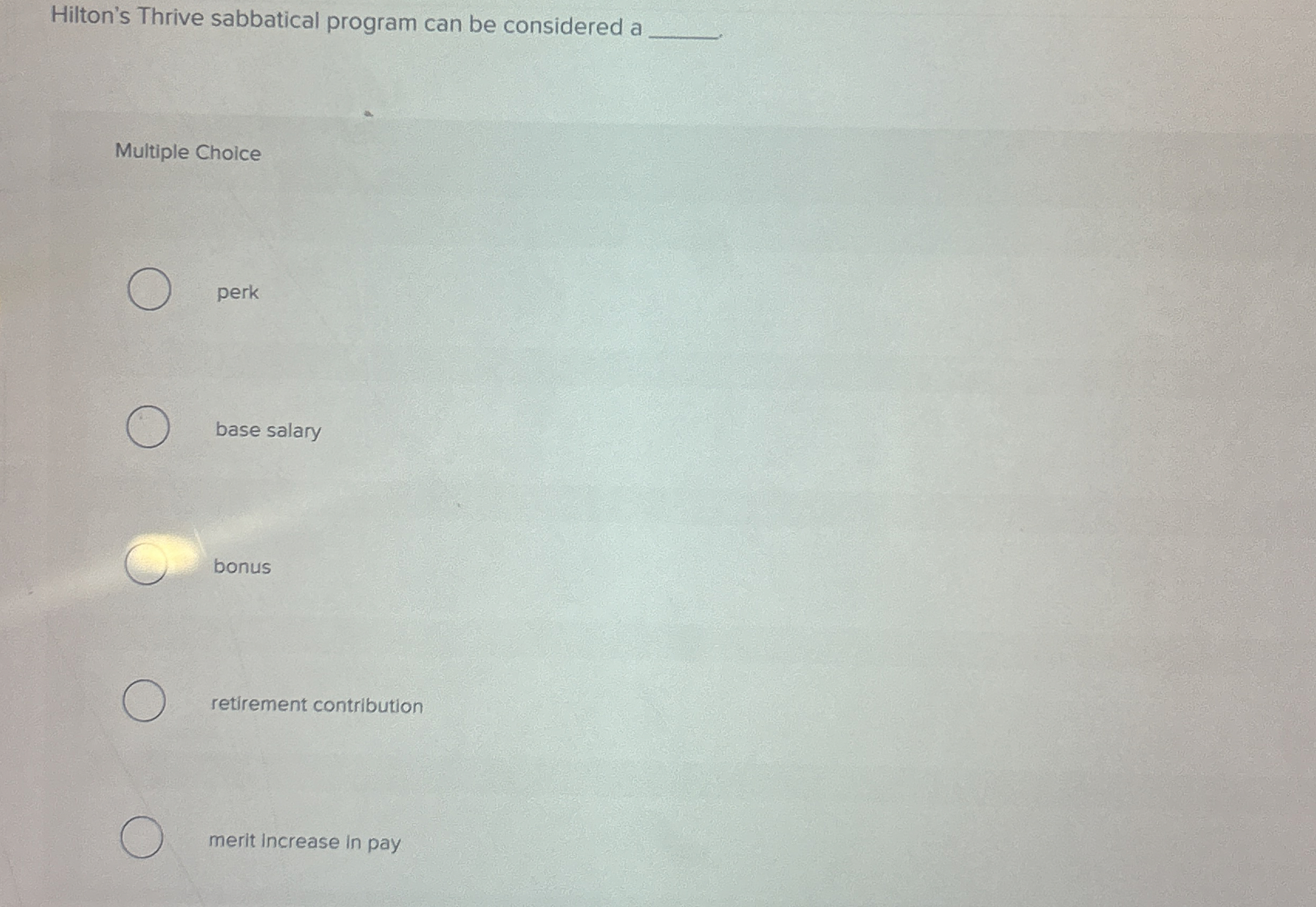 Hilton's Thrive sabbatical program can be