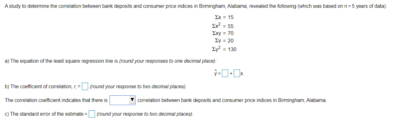 A study to determine the correlation between bank