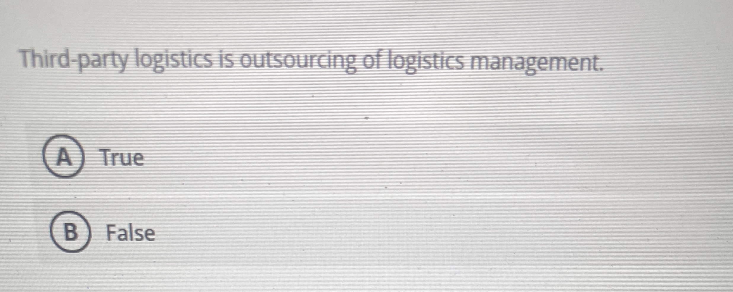 Third - party logistics is outsourcing of