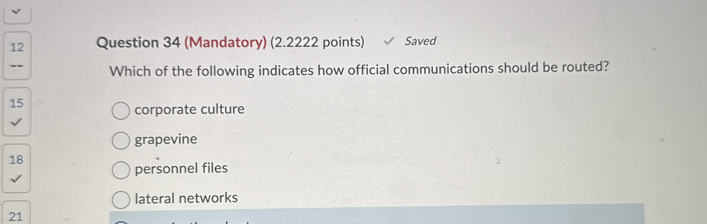 Question 3 4 ( Mandatory ) ( 2 . 2 2 2 2 points )